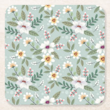 クリスマスカラフル手描き花