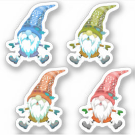 クリスマスカラフル格言ビニールのシール シール