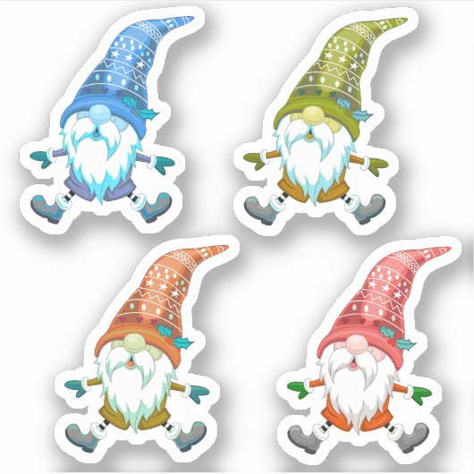 クリスマスカラフル格言ビニールのシール シール (正面)