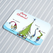 クリスマスカラフル漫画のキャラクター