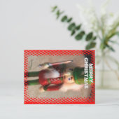 クリスマスカラフル軍人クローズアップのポストカード。 ポストカード (スタンド正面)