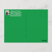 クリスマスカラフル軍人クローズアップのポストカード。 ポストカード (裏面)