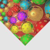 クリスマスカラフル飾りジュビリー 薄葉紙 (詳細)