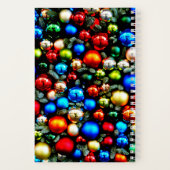 クリスマスカラフル飾り ノートブック (裏面)