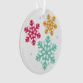 クリスマスカラフル オーナメント (正面)