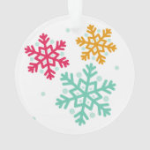 クリスマスカラフル オーナメント (裏面)