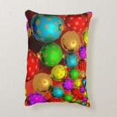 クリスマスカラフル・ジャンボリー アクセントクッション (裏面(縦))