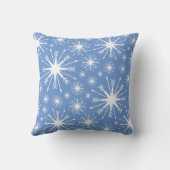 クリスマスカラーと雪片 クッション (裏面)