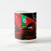 クリスマスカラーのロンドンブリッジ コーヒーマグカップ (中央)
