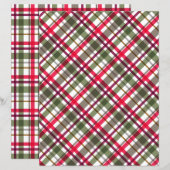 クリスマスカラーズプレイド (正面/裏面)