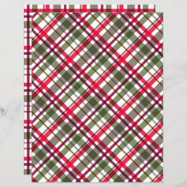 クリスマスカラーズプレイド