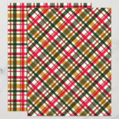 クリスマスカラーズプレイド (正面/裏面)