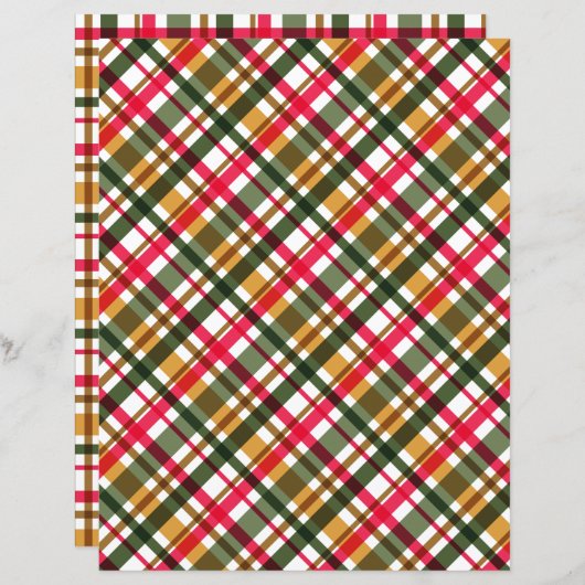 クリスマスカラーズプレイド (正面/裏面)