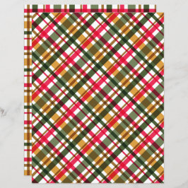 クリスマスカラーズプレイド