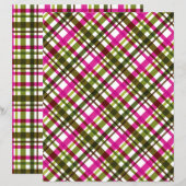 クリスマスカラーズプレイド (正面/裏面)