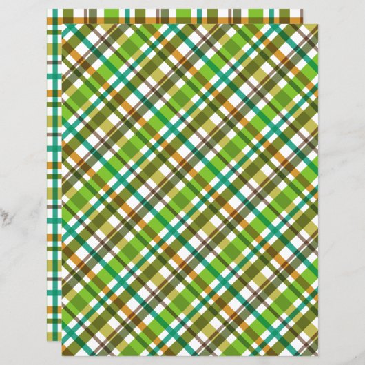 クリスマスカラーズプレイド (正面/裏面)