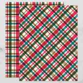 クリスマスカラーズプレイド (正面/裏面)