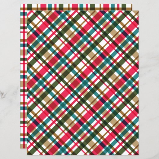 クリスマスカラーズプレイド (正面/裏面)