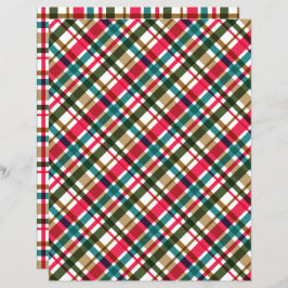 クリスマスカラーズプレイド