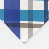 クリスマスカラーズプレイド フリースブランケット (角)