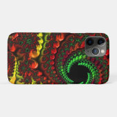 クリスマスカラーズマンデルブロト Case-Mate iPhoneケース (裏面(横))