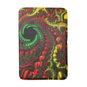 クリスマスカラーズマンデルブロートバスマット バスマット (正面縦)