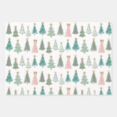 クリスマスカラーノールクリスマス ラッピングペーパーシート (正面)