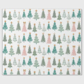 クリスマスカラーノールクリスマス ラッピングペーパー (フラット)