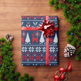 クリスマスカラーノールクリスマス ラッピングペーパー