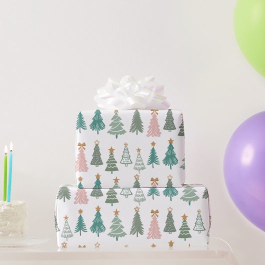 クリスマスカラーノールクリスマス ラッピングペーパー