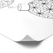 クリスマスカラーリングポスター – オーナメント2 ポスター (角)