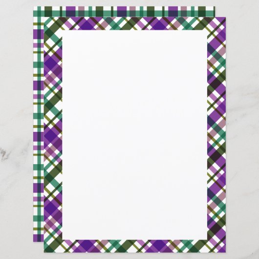 クリスマスカラー空白のプレイド (正面/裏面)