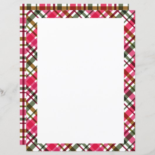 クリスマスカラー空白のプレイド (正面/裏面)