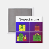 クリスマスカラー マグネット (正面/裏面)