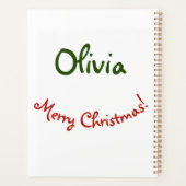 クリスマスカリコ猫 プランナー手帳 (裏面)