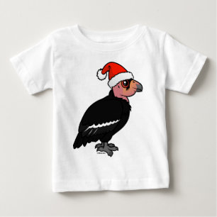 クリスマスカリフォルニアコンドル ベビーTシャツ