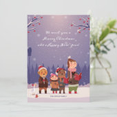 クリスマスカロラーズホリデーカード シーズンカード (スタンド正面)