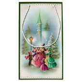 クリスマスカロラーズホリデーヴィンテージパーティーバッグ スモールペーパーバッグ (裏面)