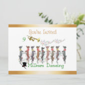 クリスマスカロリングヤート招待状 招待状 (スタンド正面)