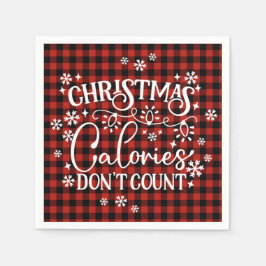 クリスマスカロリーがカウントされない スタンダードカクテルナプキン