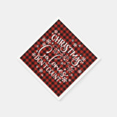 クリスマスカロリーがカウントされない スタンダードカクテルナプキン (角)