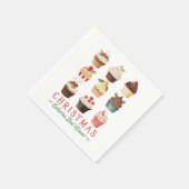 クリスマスカロリーがカウントされない スタンダードカクテルナプキン (角)