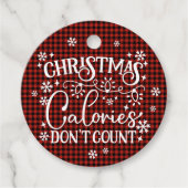 クリスマスカロリーがカウントされない フェイバータグ (正面)