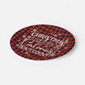 クリスマスカロリーがカウントされない ペーパープレート (アングル)