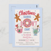 クリスマスカロリーがカウントされない ポストカード (正面/裏面)