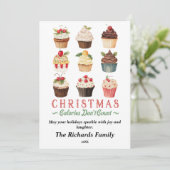 クリスマスカロリーはカップケーキを数えない シーズンカード (スタンド正面)