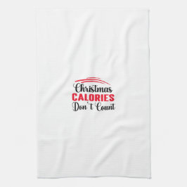 クリスマスカロリーはキッチンおもしろい引用文を数えない キッチンタオル