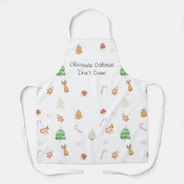 クリスマスカロリーはキッチンエプロンをカウントしない エプロン