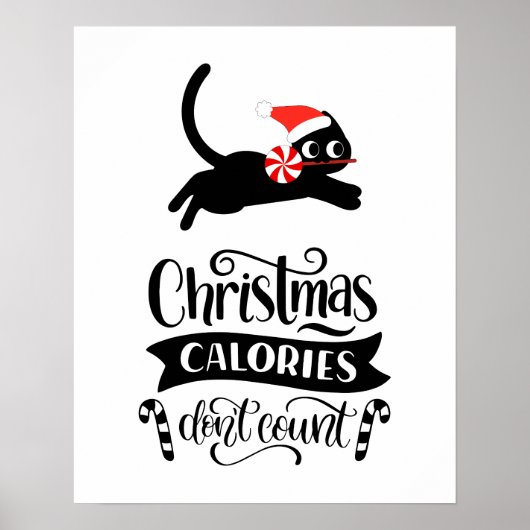 クリスマスカロリーは休日をカウントしない ポスター (正面)