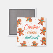 クリスマスカロリーは磁石を数えない マグネット (正面/裏面)